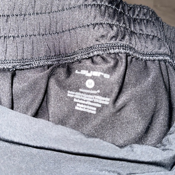 Layer 8 Women's Black Athletic Running Shorts Medium - Picture 4 of 4